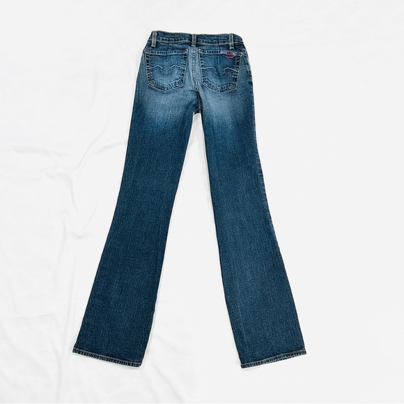 Blue Cult Flare Bell Bottom Dark Wash Jeans - Picture 6 of 7